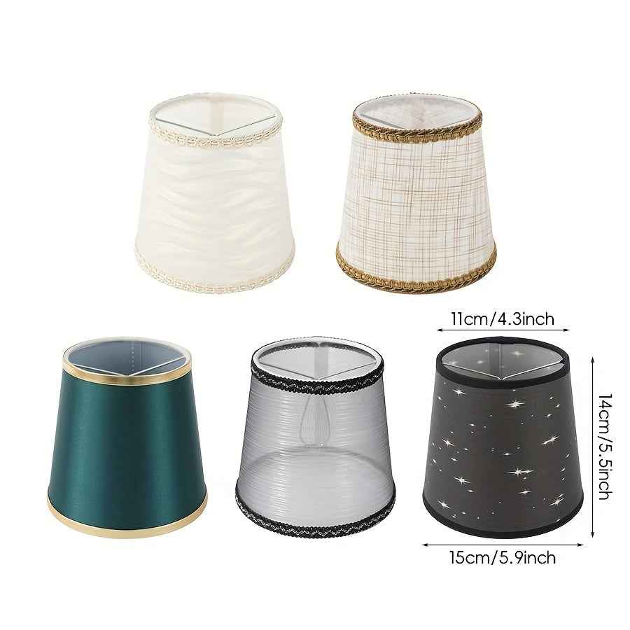 Modern and stylish fabric lampshade, E14 bulb clip bubble lampshade, easy installation, multiple colors available, suitable for bedside lamps, table lamps, floor lamps, wall lights, can be used in living rooms, bedrooms, stud