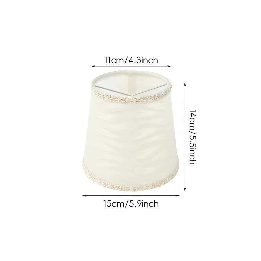 Modern and stylish fabric lampshade, E14 bulb clip bubble lampshade, easy installation, multiple colors available, suitable for bedside lamps, table lamps, floor lamps, wall lights, can be used in living rooms, bedrooms, stud