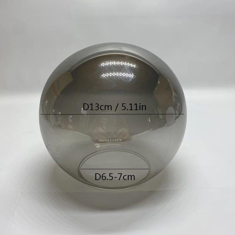 Clear White Grey Color Fading Replacement Glass Shade for Magic Bean Chandelier glass globe Adrianas Specialty Lamp Shades Smoky Grey 13cm CHINA