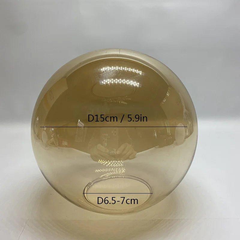 Clear White Grey Color Fading Replacement Glass Shade for Magic Bean Chandelier glass globe Adrianas Specialty Lamp Shades Ambed D15cm CHINA