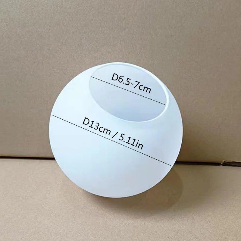 Clear White Grey Color Fading Replacement Glass Shade for Magic Bean Chandelier glass globe Adrianas Specialty Lamp Shades White D13cm CHINA