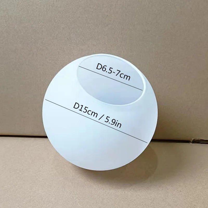 Clear White Grey Color Fading Replacement Glass Shade for Magic Bean Chandelier glass globe Adrianas Specialty Lamp Shades White D15cm CHINA