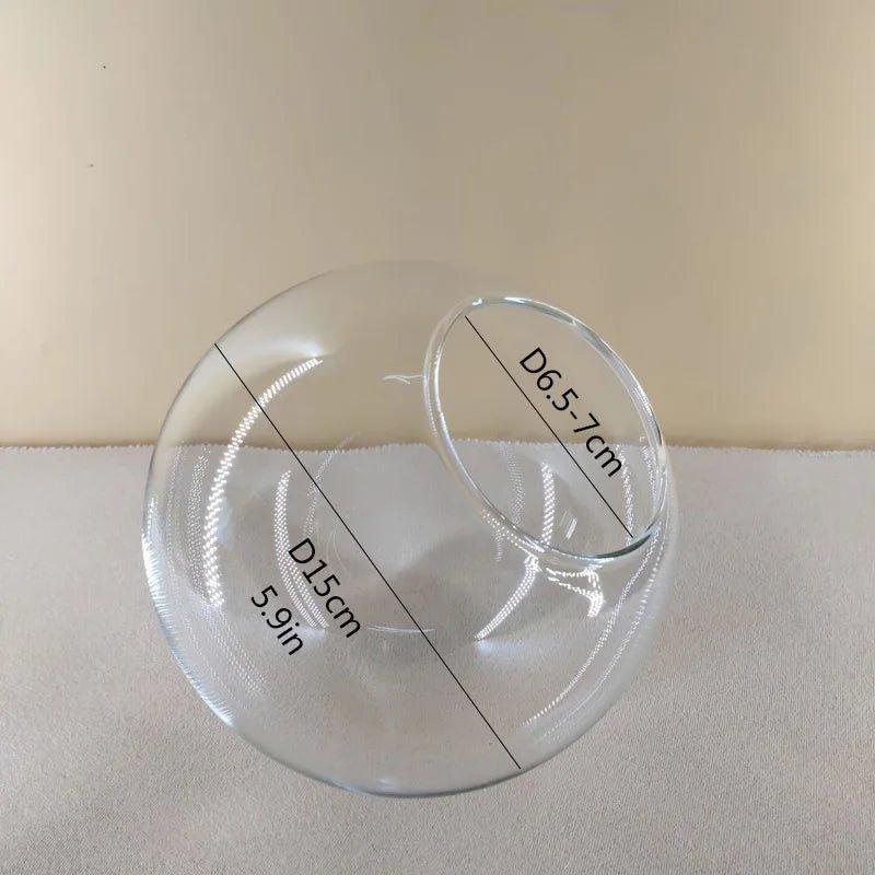 Clear White Grey Color Fading Replacement Glass Shade for Magic Bean Chandelier glass globe Adrianas Specialty Lamp Shades Clear D15cm CHINA