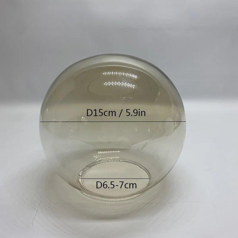 Clear White Grey Color Fading Replacement Glass Shade for Magic Bean Chandelier glass globe Adrianas Specialty Lamp Shades Cognac D15cm CHINA