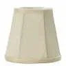 Cream Silk Stretch Shade Candelabra Clip-On Lampshade - Adrianas Specialty Lamp Shades