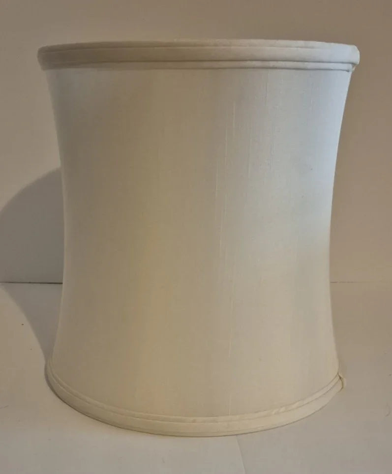33236 Small Silk Drum - Eggshell - Adrianas Specialty Lamp Shades