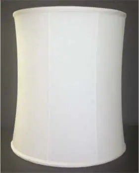 31125 Large White Silk Drum - Adrianas Specialty Lamp Shades