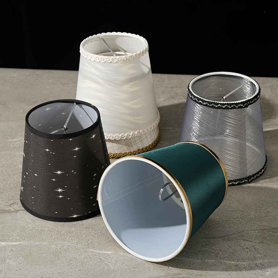 Modern and stylish fabric lampshade, E14 bulb clip bubble lampshade, easy installation, multiple colors available, suitable for bedside lamps, table lamps, floor lamps, wall lights, can be used in living rooms, bedrooms, stud