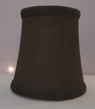 Elegant Cocoa Brown Chandelier - Adrianas Specialty Lamp Shades