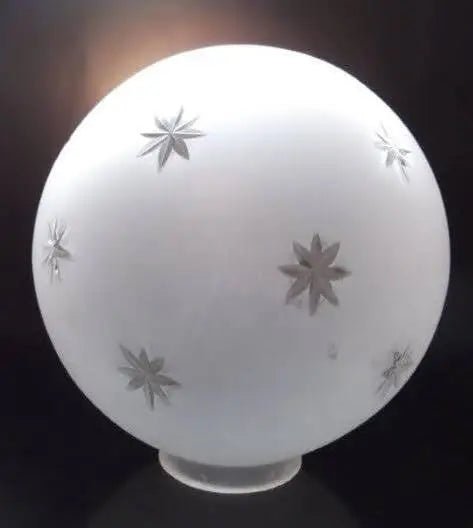 Elegant Crystal Star Cut Globe - 8 Inches - Adrianas Specialty Lamp Shades