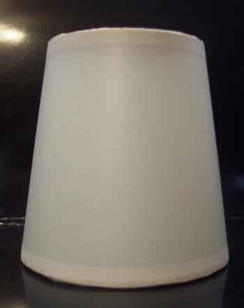 Elegant Off White Parchment Paper Candelabra Shade - Adrianas Specialty Lamp Shades