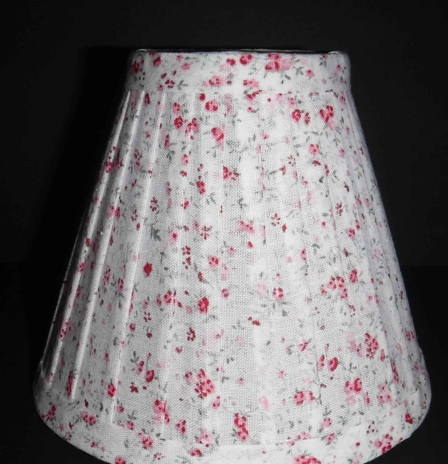 Elegant Rose Chitz Chandelier Lampshade - Adrianas Specialty Lamp Shades