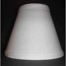 Elegant White Clip On Shade - Adrianas Specialty Lamp Shades