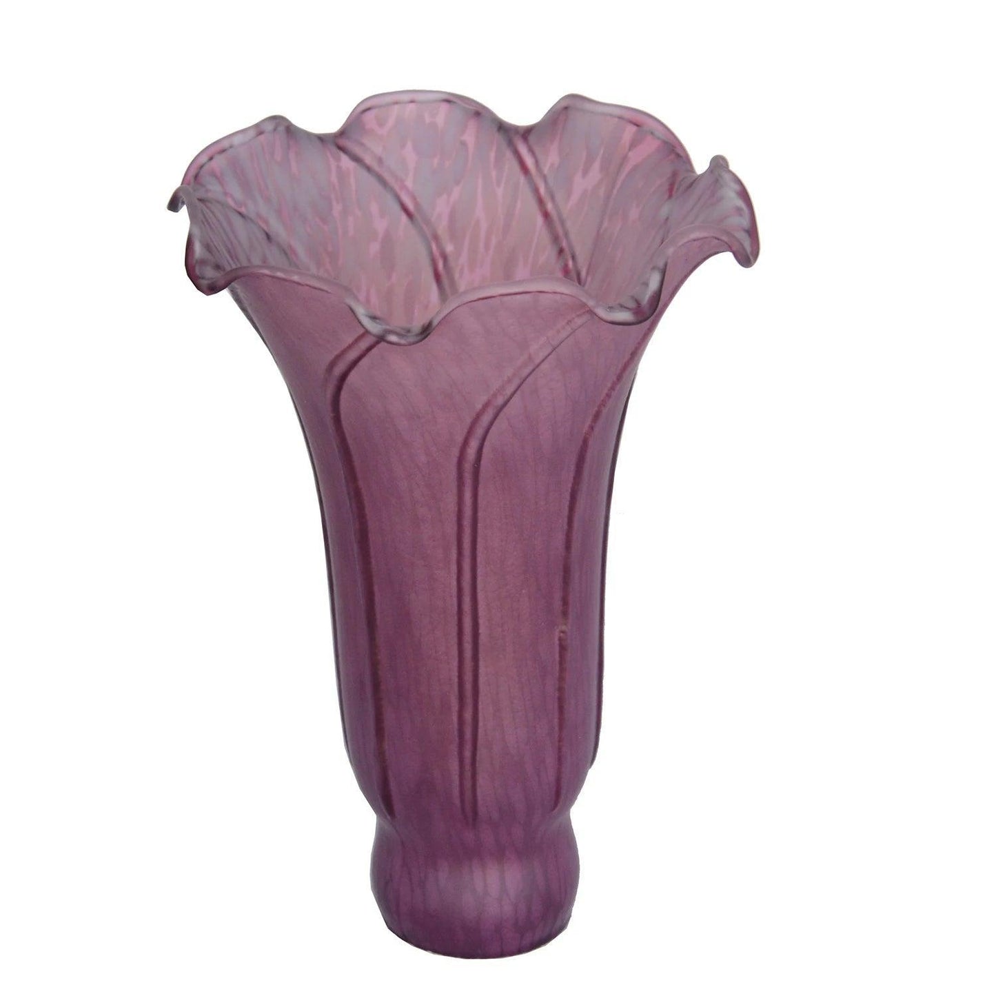 GY-LA-078 - Lavender Pond Lily Shade Tulip Glass Lampshade - Specialty Shades