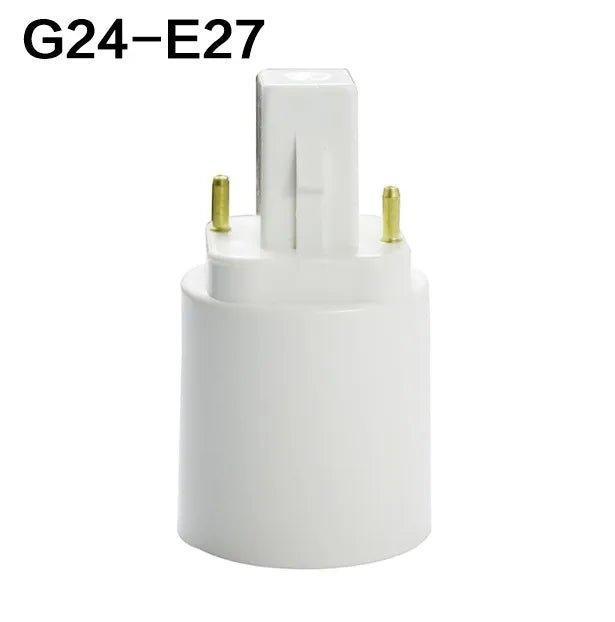 Light Bulb Adaptor Socket Bases Lamp Holder Converter Bulb Socket Extender Lamp Shades Adrianas Specialty Lamp Shades G24 TO E27 CHINA