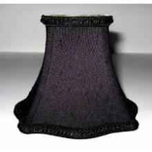 Luxurious Black Silk Chandelier Shade - Adrianas Specialty Lamp Shades