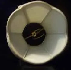 Mini Cream Scallop Chandelier Shade - Adrianas Specialty Lamp Shades