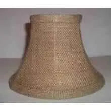 Natural Burlap Chandelier Shade - Adrianas Specialty Lamp Shades