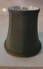 Olive Green Chandelier Shade with Gold Lining - Adrianas Specialty Lamp Shades