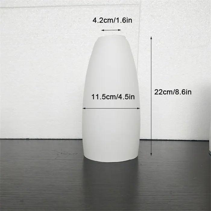 Opening 1 1/2 in Fitter White Glass Shade Replacement pendant lamp shades Adrianas Specialty Lamp Shades