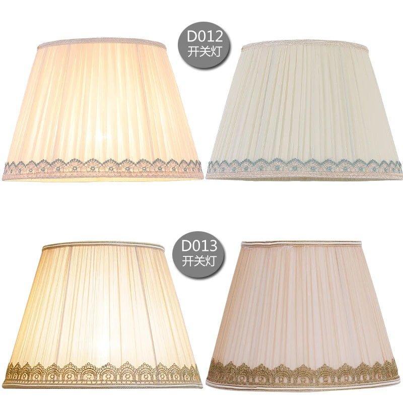 Pleated and Trimmed Table and Floor Lamp Shades table lamp shades Adrianas Specialty Lamp Shades