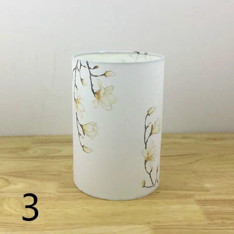 Retro Floral Bird Lamp Shade Small Lampshade Table Ceiling Light Cover Creative Bar Restaurant Bedroom Home Decor oriental lamp shades Adrianas Specialty Lamp Shades A3 Chandelier Cover