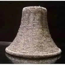 Silver Glass Bead Chandelier Shades - Adrianas Specialty Lamp Shades