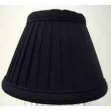 Sophisticated Black Clip-On Shade with Gold Lining - Adrianas Specialty Lamp Shades