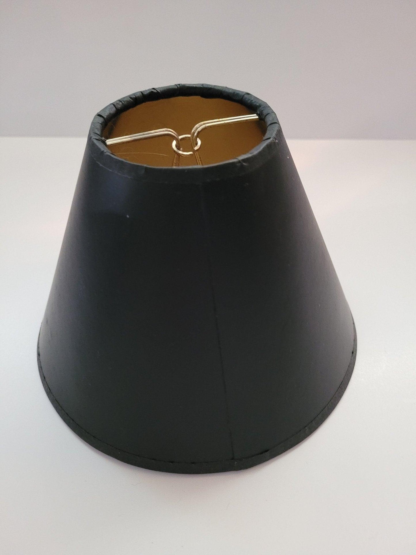 Sophisticated Black Parchment Chandelier Shades - Adrianas Specialty Lamp Shades