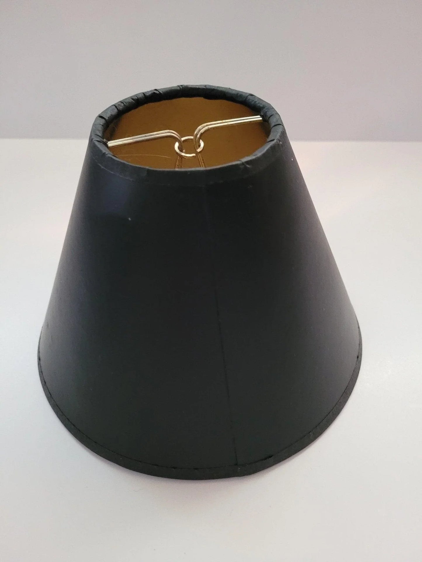 Sophisticated Black Parchment Chandelier Shades - Adrianas Specialty Lamp Shades