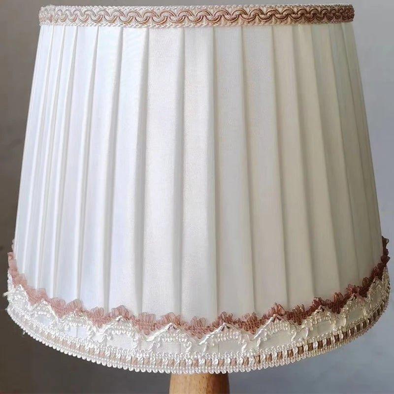 TUDA Lace Edge Lamp Cover Lampshades pleated lamp shades Adrianas Specialty Lamp Shades