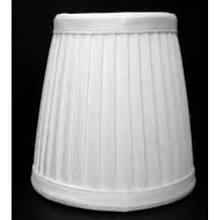 White Pleated Chandelier Lamp Shades - Adrianas Specialty Lamp Shades