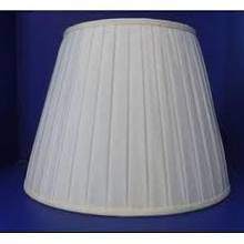 20556 Empire Box Pleat Shantung Silk Lamp Shades Lined - Adrianas Specialty Lamp Shades
