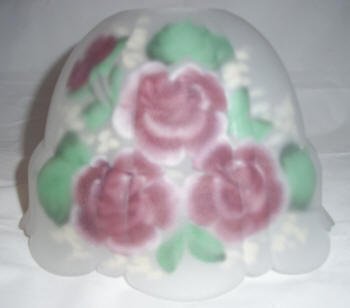 35013 Hand Painted Rose Design - Adrianas Specialty Lamp Shades