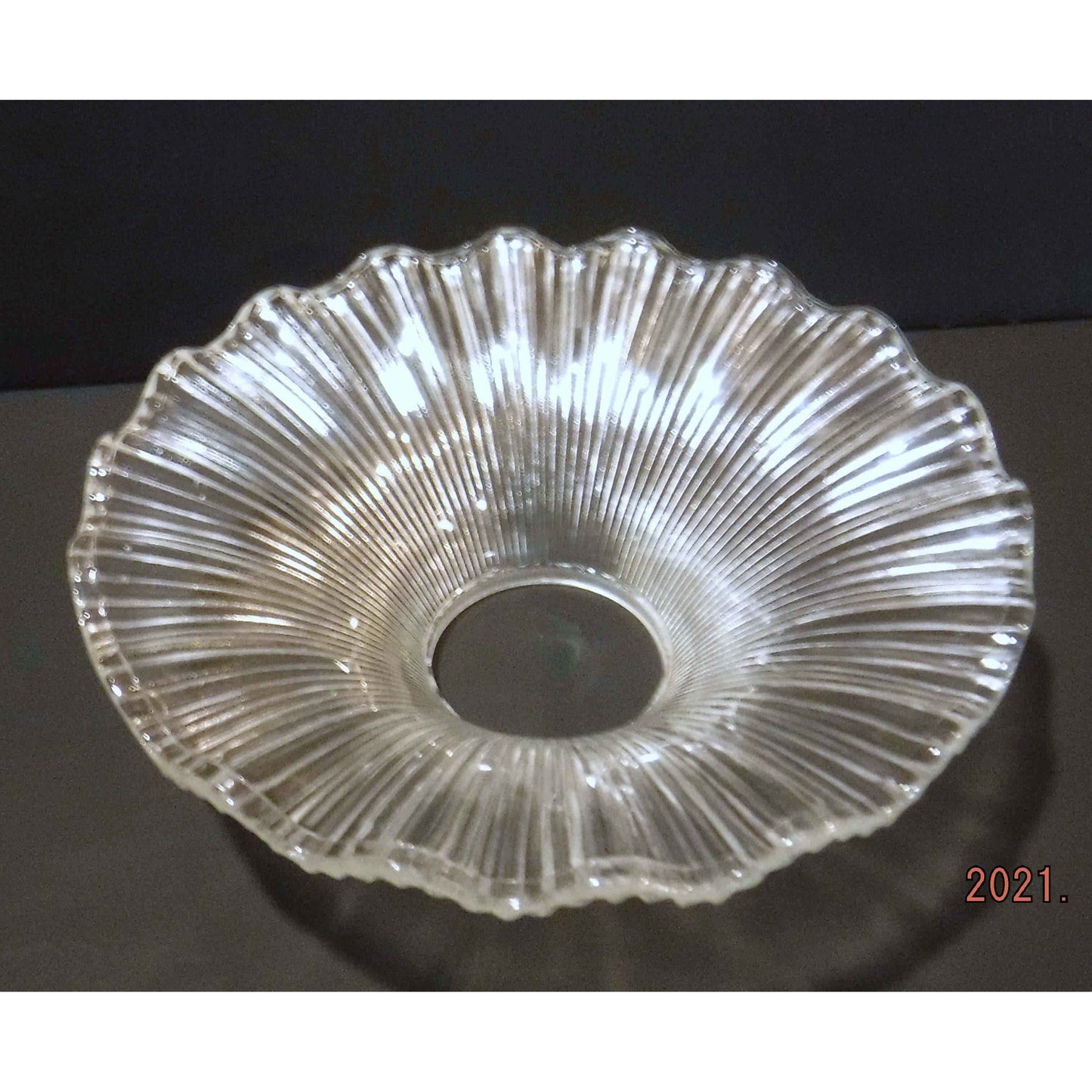 66551 Clear Crystal Chimney Topper - Adrianas Specialty Lamp Shades