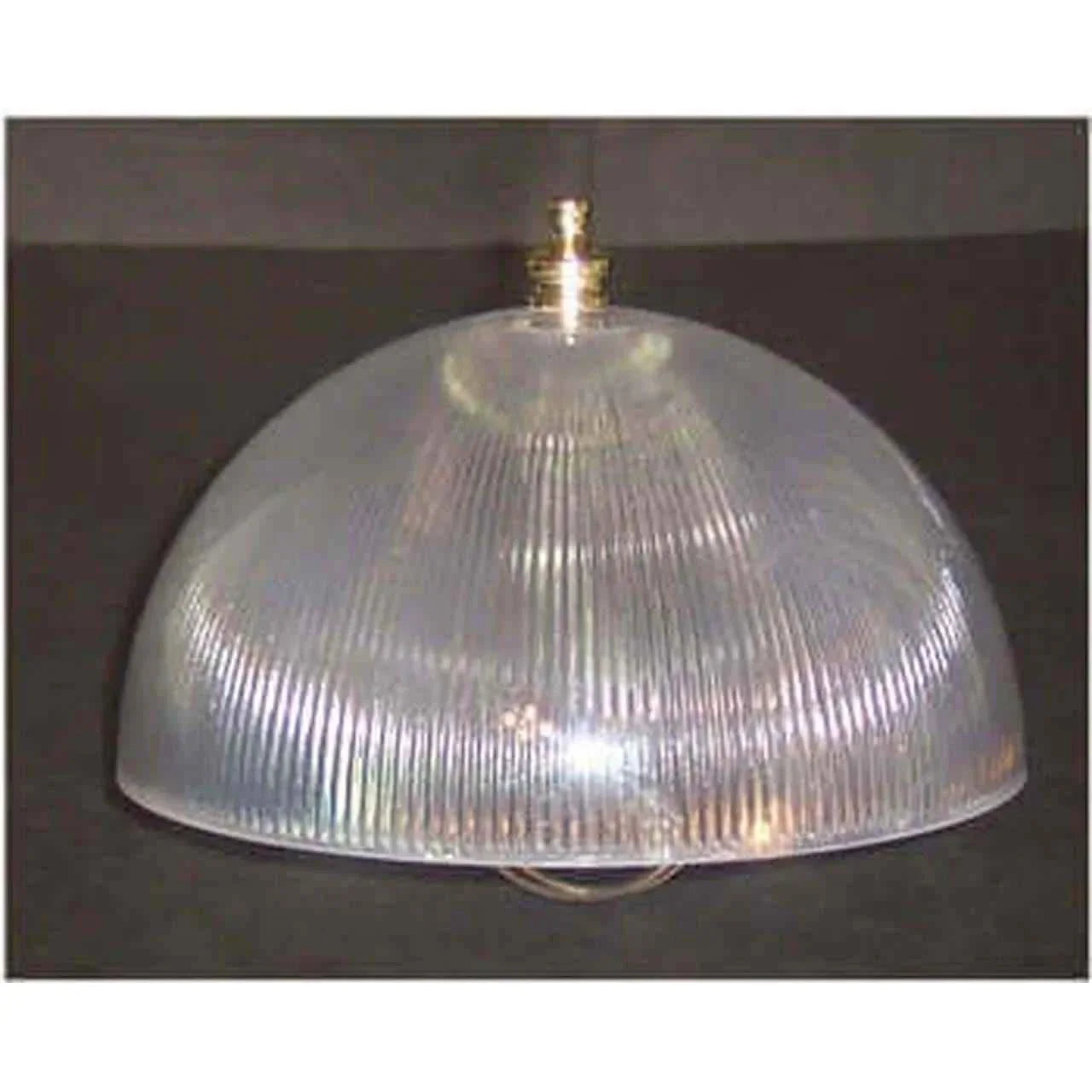 Acrylic Clear Ribbed Ceiling Cover - Adrianas Specialty Lamp Shades