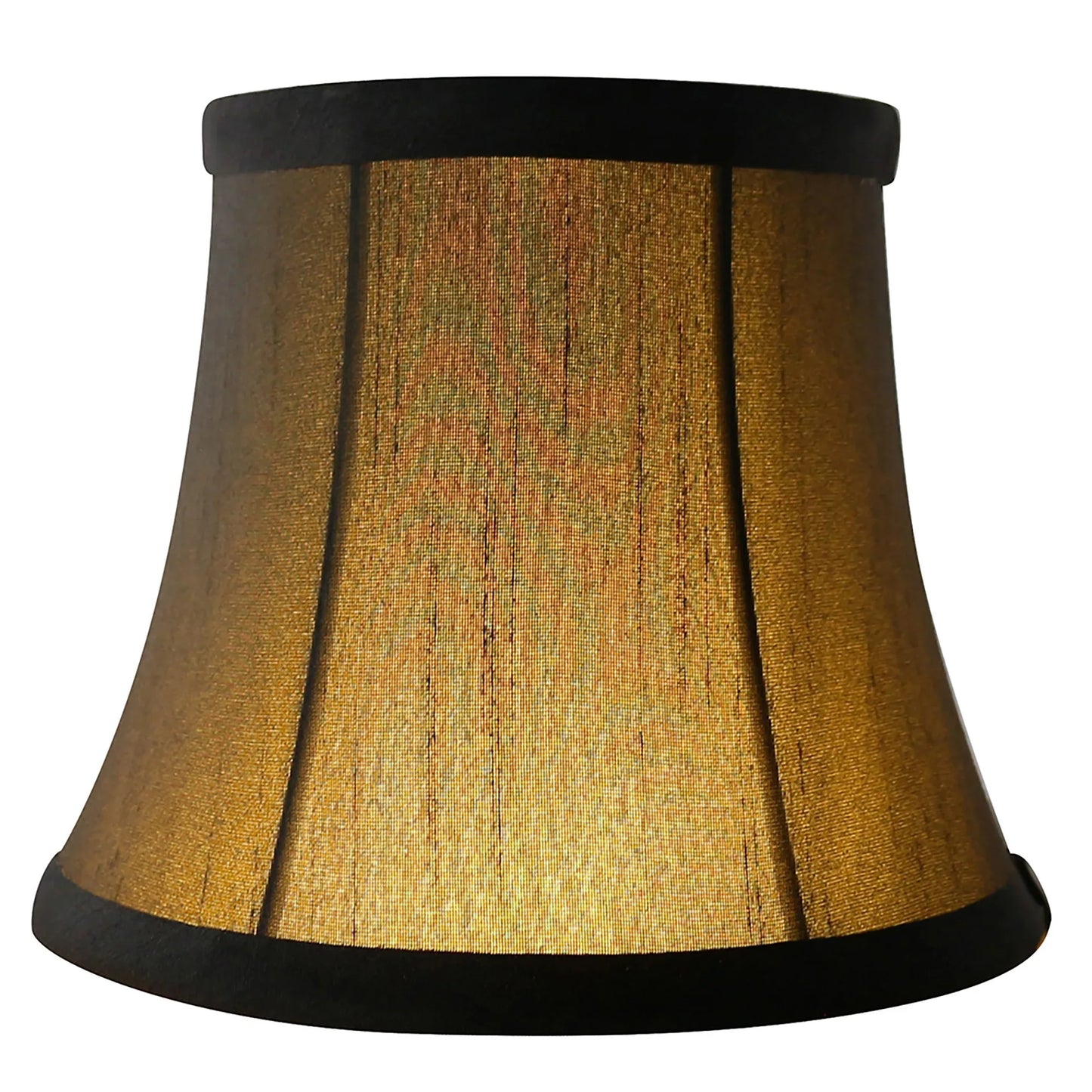 Meriville Faux Silk Clip On Chandelier Lamp Shades, 4-inch by 6-inch by 5-inch, Bell shape