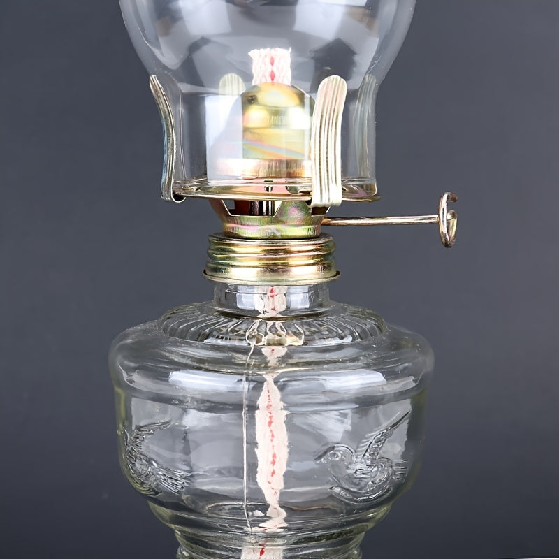 Rustic Retro Glass Oil Lamp - Adrianas Specialty Lamp Shades