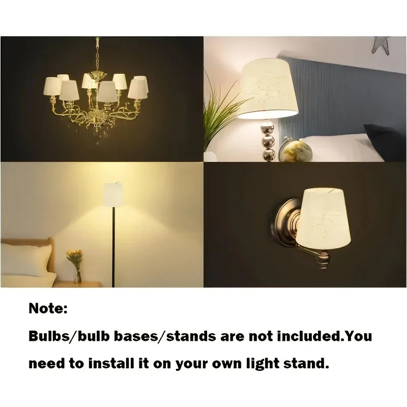 3/6pcs Modern Beige Lampshades