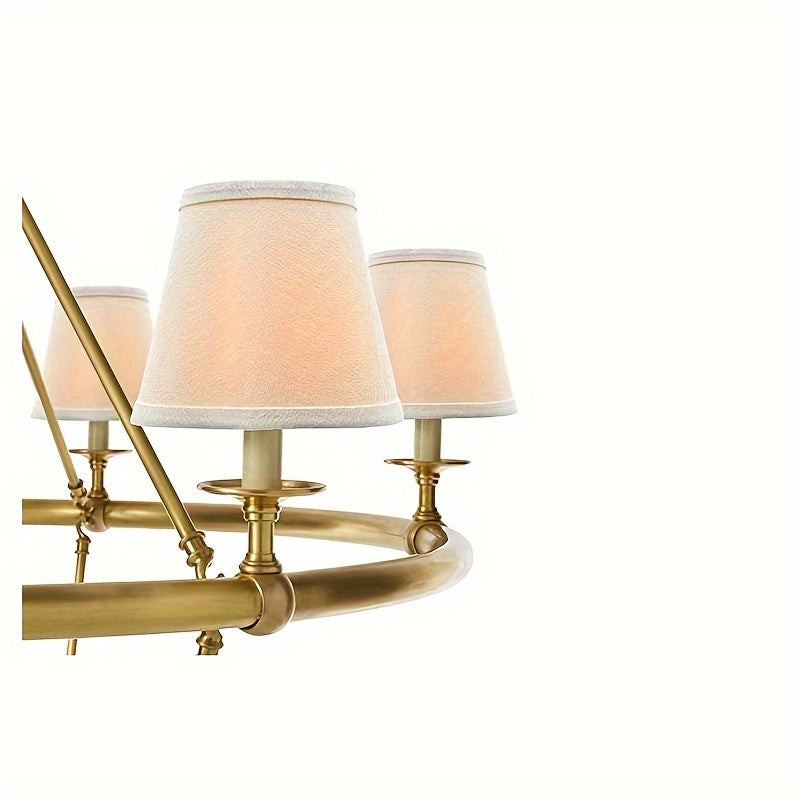 Modern Linen Lamp Shade - Clip-On Design For Table, Pendant & Floor Lamps - No Wiring Needed