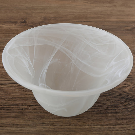 1pc Frosted Glass Lampshade, White, for Floor Lamp, Pendant Lamp, Wall Lamp, Replacement, Indoor, Bedroom, Living Room, No Electricity, Without Battery, Ceiling Lamp, Modern Style - Adrianas Specialty Lamp Shades