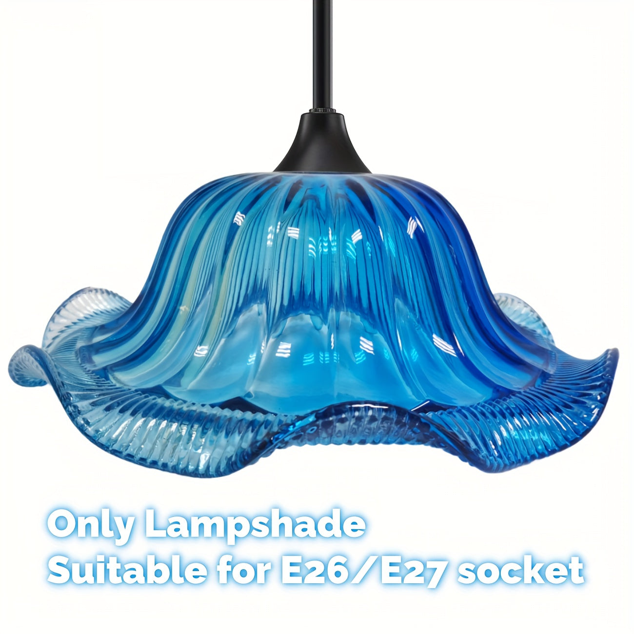 1pc Extra Large Glass Pendant Light Shade