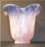13460 Pink and Blue Frit Pendant pendant-lampshades, lilly-shades-tulip-lamp-shades, pendant-lamp-shades Adrianas Specialty Lamp Shades