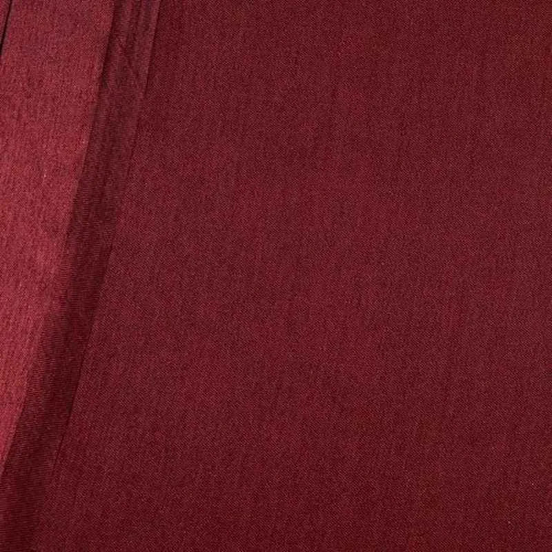 Single Burgundy Red Square Lamp Shade