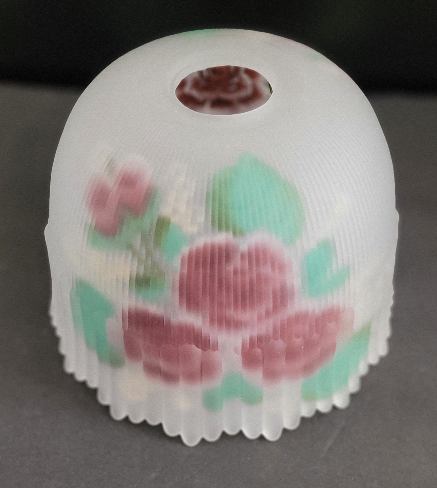 16904 Reverse Painted Roses reverse-painted-lamp-shades Adrianas Specialty Lamp Shades