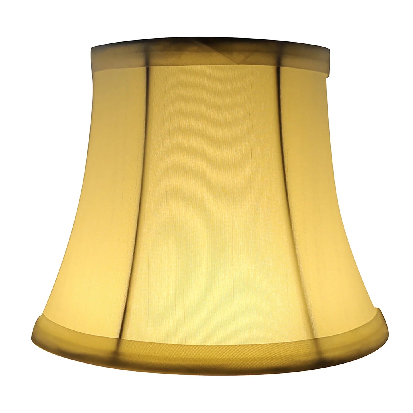 Meriville Faux Silk Clip On Chandelier Lamp Shades, 4-inch by 6-inch by 5-inch, Bell shape