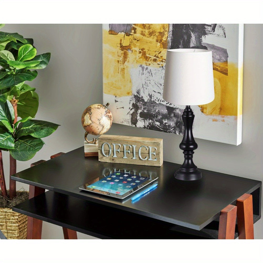 White Fabric Uno Lamp Shade, 11"H x 12"D, Transitional, Adult Office Or Dorm Room Use - Adrianas Specialty Lamp Shades