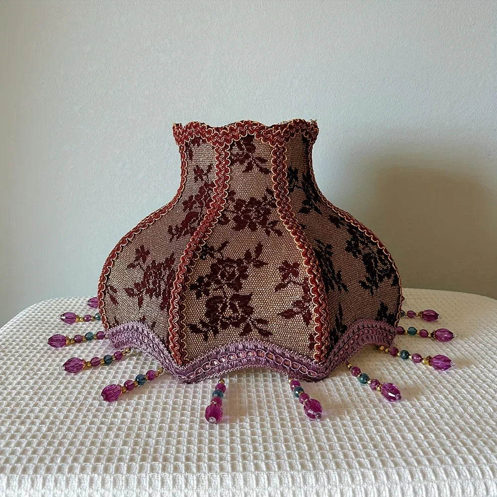 Handmade Vintage Fabric Lamp Shade