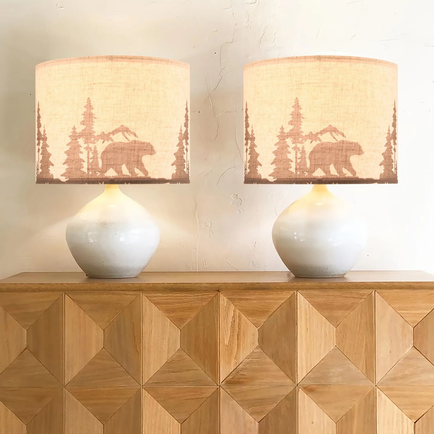 Lampshades GO&SO Drum Shades Set of 2
