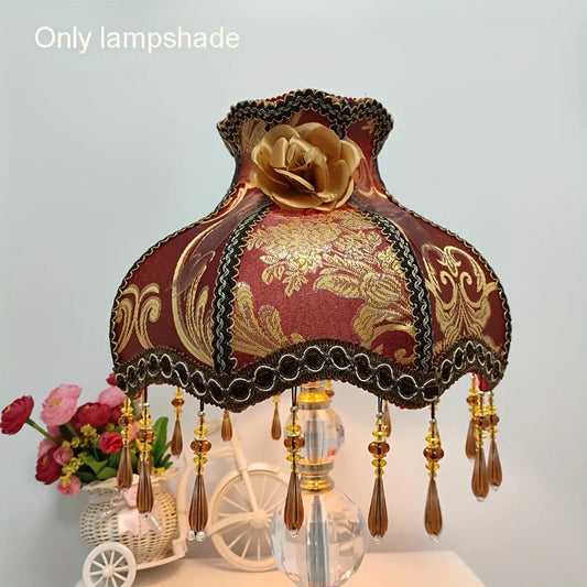 Handmade Vintage Art Deco Fabric Lampshade